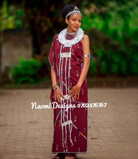 Contact us 0702376767 Maasai Dress Designs For Ladies, Maasai Dress, Kenya People, Kenyan Fashion, Cultural Outfits, Pretty Dark Skin, African Chic, African Attire Dresses, Afro Fashion