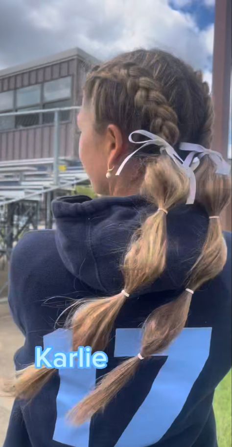 Track Meet Hairstyles, Race Day Hair, Tennis Hairstyles, Tennis Hair, Cute Sporty Hairstyles, Running Hairstyles, Soccer Hairstyles, Volleyball Hair, Soccer Hair