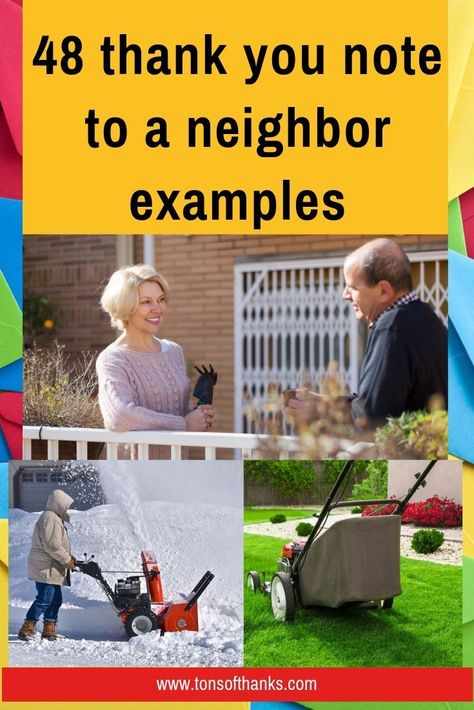 A good neighbor is a blessing. They may bring you food, help with the snow or lawn, help out with your kids, or bring you a gift when you have a new baby, etc.  Examples to help you write a thank-you note to a neighbor. Some of the samples are from my friends who have been thanked or have thanked a neighbor. Neighbor Sayings, Thank You Card Examples, Neighbor Quotes, Xmas Messages, Appreciation Note, Christmas Neighbor, Thanking Someone, New Year Message, You Poem