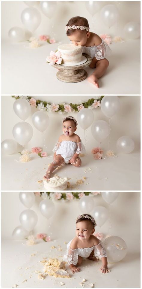 Happy Birthday Baby Girl, First Birthday Milestone, Baby Birthday Photoshoot, First Birthday Photography, 1st Birthday Girl Decorations, Michelle Lee, 1st Birthday Party For Girls, 1st Birthday Pictures, 1st Birthday Photoshoot