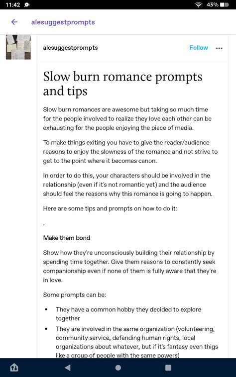 Writing Prompts Slow Burn, Romance Conflict Prompts, Slow Burn Writing Tips, Steamy Writing Tips, How To Write Slow Burn, Writing Slow Burn, Writing Slow Burn Romance, How To Write A Slow Burn Romance, Teasing Prompts Writing