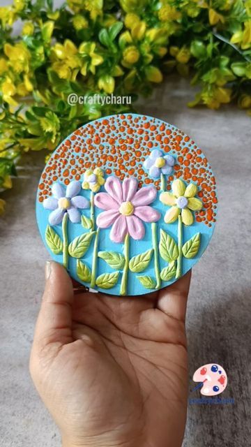 Mosaic Art Diy, I Name, Epoxy Clay, Clay Crafts For Kids, Clay Wall Art, Clay Diy Projects, Clay Crafts Air Dry, Art And Craft Videos, Art Decor Diy