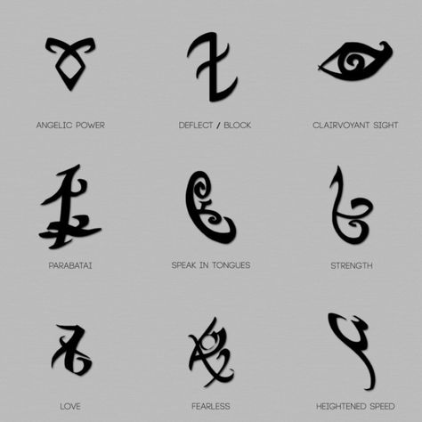 Shadow Hunters Runes And Meanings, Shadow Hunter Runes And Meanings, Shadow Hunters Runes Tattoo, Shadowhunter Runes Tattoo, Shadow Hunters Tattoo, Shadowhunters Tattoo, Small Tattoo Symbols And Meanings, Runes Shadowhunter, Symbols For Family