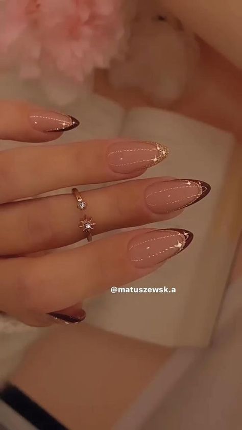 Engagement Nails, Unghie Sfumate, Classy Prom, Nails Purple, Gold Prom, White Prom, Nails Silver, Nails Gold, Purple Prom