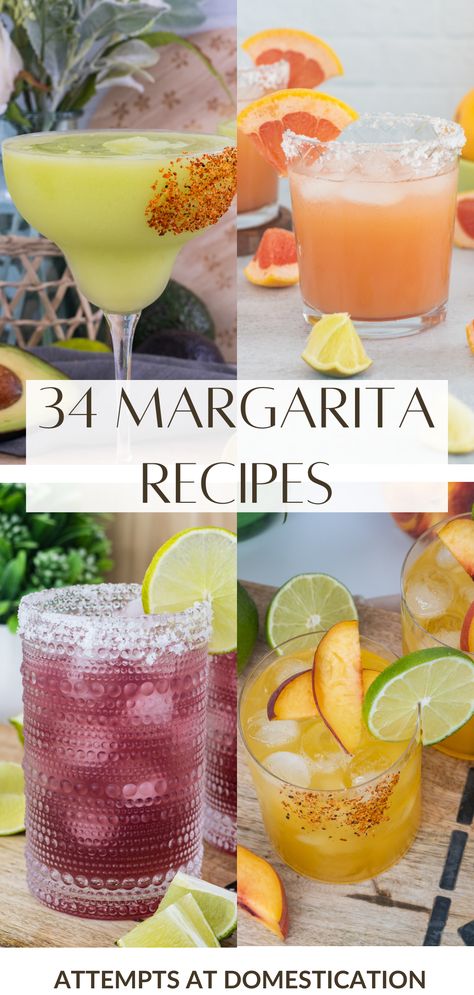 Margarita cocktails pair well with a variety of ingredients. There are so many different flavored margarita recipes to try at home. Margarita For Party, Mexican Whiskey Cocktail, Craft Margarita Recipe, Refreshing Margarita Recipe, Margarita Recipes Bulk, Yummy Margarita Recipes, Clean Margarita Recipe, Different Margarita Recipes, Margarita Party Food