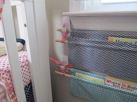 Book Sling, Gift Wrapping Station, Wrapping Station, Curtain Rod Holders, Command Hooks, Girl Bedrooms, Small Space Organization, Sink Storage, Krazy Coupon Lady