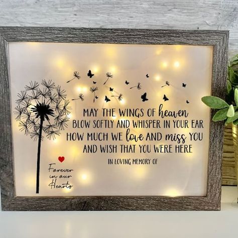 Memorial Shadow Box Ideas, Friends Poems, Remembrance Poems, Sympathy Poems, Memory Frame, Condolence Gift, Memorial Poems, Memory Board, Personalised Frames