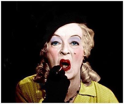 Sometimes the "wrong" makeup is just so right.  Bette Davis in "Whatever Happened To Baby Jane" ~~ 1962. Bette Davis Baby Jane, Bette Davis Eyes, Betty Davis, Baby Jane, Film Genres, I Love Cinema, Hooray For Hollywood, Bette Davis, Inspiring People