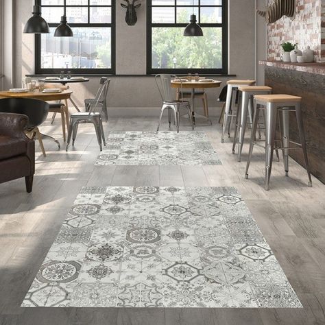 Grey Floor Tiles Living Room, Grey Kitchen Floor, Wet Room Flooring, Grey Wall Tiles, Tile Floor Living Room, Grey Floor Tiles, White Tile Floor, Patio Tiles, Green Flooring