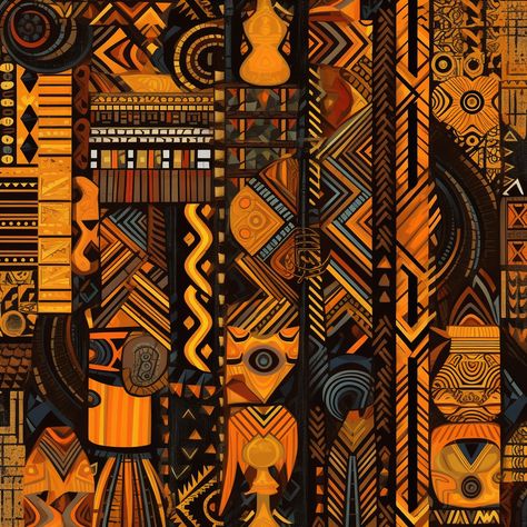 Afrofuturism Pattern, Afrofuturism Wallpaper, African Pattern Wallpaper, African Culture Patterns, African Pattern Art Design, Ankara Background, Afro Background, African Fabric Patterns Textile Design, African Art Wallpaper