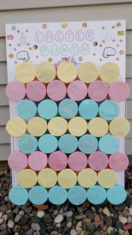 Easter Punch, Punch Game, Fun Easter Games, Easter Egg Hunt Party, Easter Games For Kids, Easter Birthday Party, Easter Party Games, Adult Easter, Easter Activities For Kids