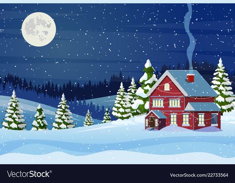 Snow Building, Happy New Year Decoration, Card Postal, New Year's Drawings, Winter Drawing, Happy Diwali Wallpapers, Diwali Wallpaper, Winter Drawings, Snow Vector