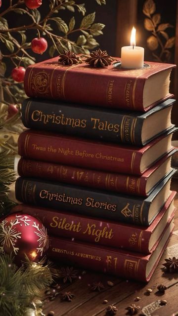 Christmas Library Aesthetic, Christmas And Books Aesthetic, Books And Christmas Aesthetic, Book Christmas Aesthetic, Christmas Book Background, Books Christmas Aesthetic, Book Christmas Wallpaper, Christmas Aesthetic Books, Christmas Book Wallpaper