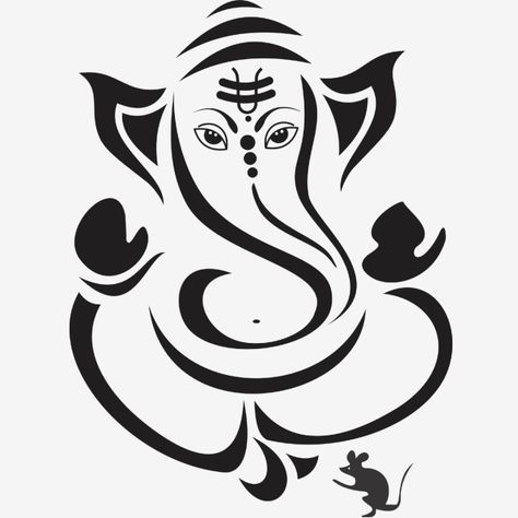 Ganesha Png, Swarna Jewellers, Arte Ganesha, Ganesha Artwork, Ganesh Tattoo, Hindu Tattoo, God Ganesh, Ganesha Drawing, Ganesha Tattoo