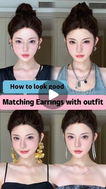 FIRSTHAND PO BKK/KOREAN OUTFIT TERUPDATE on Instagram: "🎀How to look good!!!💄
👒Matching Earrings with outfit!!!👑#ootd #style #fashion #earrings #outfit #insfashion #earringsfashion" Earrings With Outfit, Earrings Outfit, Ootd Style, Number Two, Matching Earrings, Makeup Tips, Fashion Earrings, Style Fashion, To Look