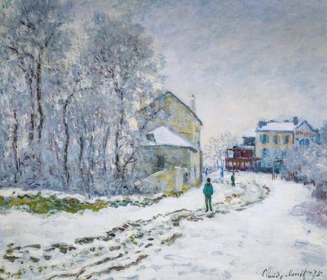 https://flic.kr/p/28qMu2S | Claude Monet - Snow in Argenteuil, 1875 at National Museum of Western Art - Tokyo Japan | Claude Monet - Snow in Argenteuil, 1875 at National Museum of Western Art - Tokyo Japan Claude Monet Paintings, Claude Monet Art, Monet Art, Painting Snow, Monet Paintings, Winter Painting, Tableau Art, Art Japonais, Oil Painting Reproductions