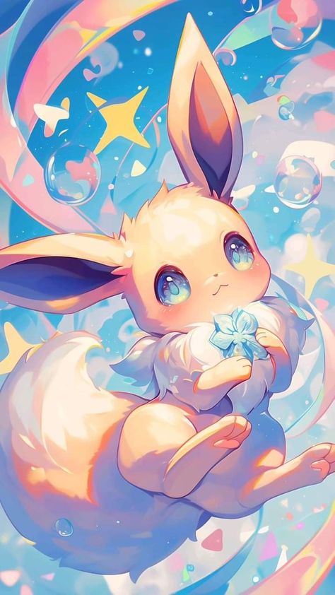 Eeveelutions Wallpaper, Eevee Pictures, Eevee Art, Pokemon Merch, Evee Evolution, Eevee Wallpaper, Eevee Cute, Evolution Art, Gen 1 Pokemon