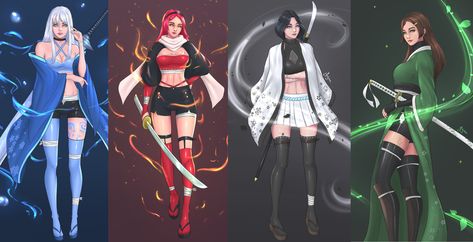 4 elements, Tristan "Yajuu" Bour on ArtStation at https://www.artstation.com/artwork/N5KG3g Elemental Outfits, Mythic Animals, Artifact Art, Writing Design, John Walker, Elemental Magic, 4 Element, The Four Elements, Roblox Dress