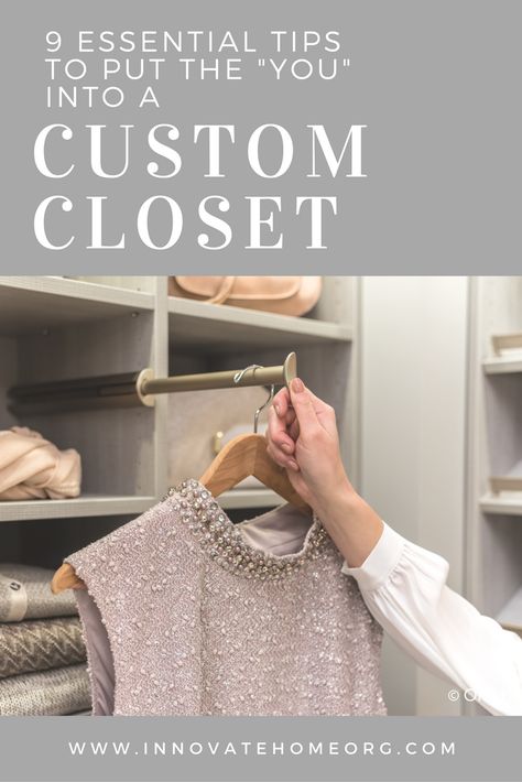 Custom Closet Must Haves, Master Closet Accessories, Walk In Closet Accessories, Master Closet Must Haves, Master Closet Inspiration, Dream Closets Walk In Luxury, Closet Accessories Organization, Luxury Closet Ideas, Custom Closet Ideas