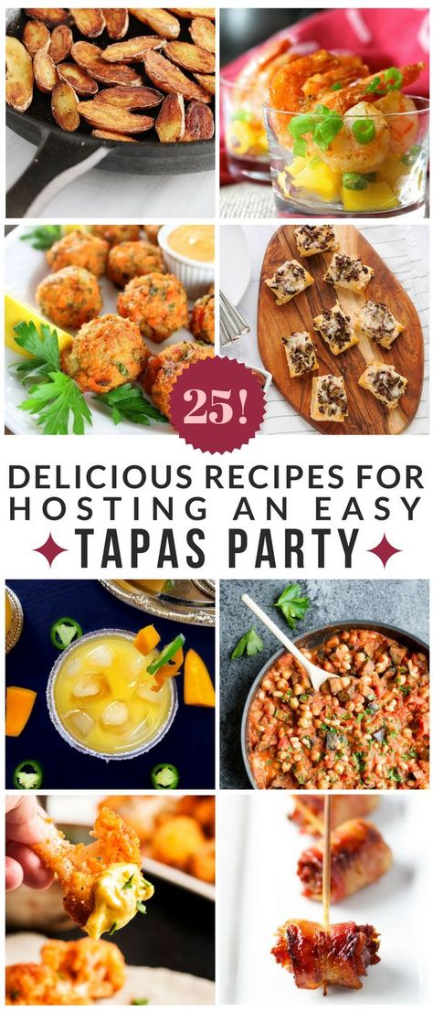 Essen, Easy Tapas, Spanish Dinner, Tapas Dinner, Spanish Tapas Recipes, Tapas Party, Spanish Foods, Spanish Appetizers, Tapas Menu