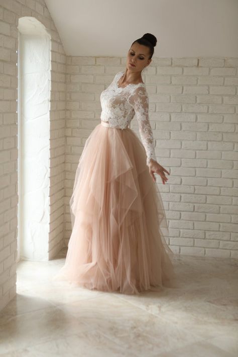 Women Tulle Skirt, Tulle Skirt Wedding, Bridesmaid Skirt, Light Pink Skirt, Tulle Wedding Skirt, Womens Tulle Skirt, Bridesmaid Skirts, Unique Wedding Gowns, Skirt Tutu