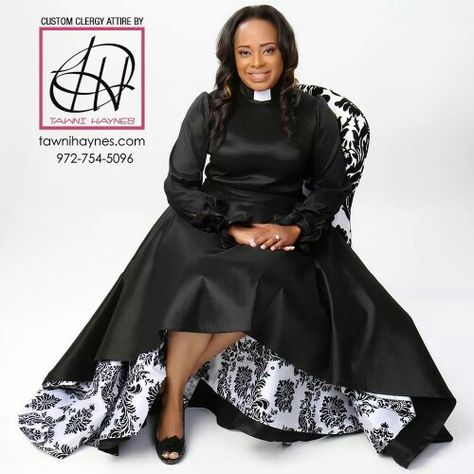 Clergy Fashion Pastoral Dress, Women Church Outfits, Ministry Apparel, Clergy Women, Clergy Robes, Dance Garments, Church Dresses For Women, Wear Black Dresses, Lace Suit