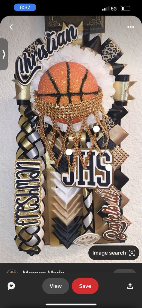 Basketball Garter Homecoming, Jaguar Homecoming Mum, Basketball Homecoming Mum, Diy Homecoming Garter, Basketball Mums Homecoming, Homecoming Garters For Guys, Garters Homecoming For Guys, Hoco Garter, Homecoming Jeans Ideas