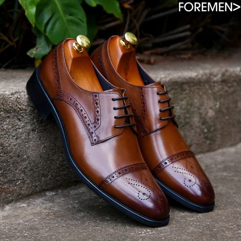 Official Men Shoes, Official Shoes Men, Brown Formal Shoes, Mens Brown Dress Shoes, Brown Brogues, Official Shoes, Men's Wedding Shoes, Branded Shoes For Men, Brogues Men