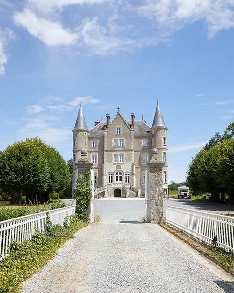 Escape to the Chateau fans seriously confused by new photo of Strawbridge home | HELLO! Chateau Exterior, French Chateau Homes, French Chateau Style, Wedding Sides, French Country Exterior, Baby Boy Christening Outfit, Angel Strawbridge, Escape To The Chateau, Boy Christening Outfit