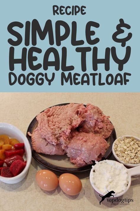 Paws Up for This Simple & Healthy Doggy Meatloaf Recipe! 🐾 Dog Food Meatloaf, Turkey Meatloaf For Dogs, Meatloaf For Dogs Recipe, Pup Loaf Recipe, Healthy Dog Meals, Doggie Meatloaf, Meatloaf For Dogs, Dog Meatloaf Recipe, Dog Food Recipes Crockpot