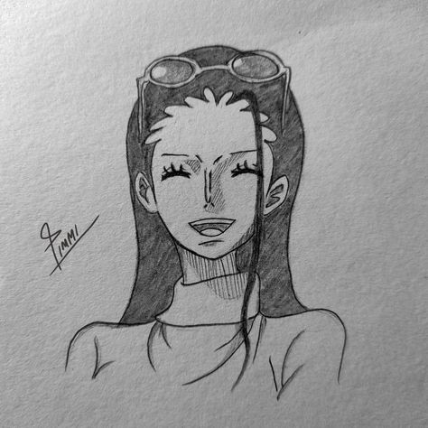 Robin Sketch One Piece, Robin Drawing One Piece, Anime Sketch One Piece, Nico Robin Drawing, One Piece Drawing Sketches, Nami Sketch, Robin One Piece Manga, One Piece Sketch, Robin Sketch