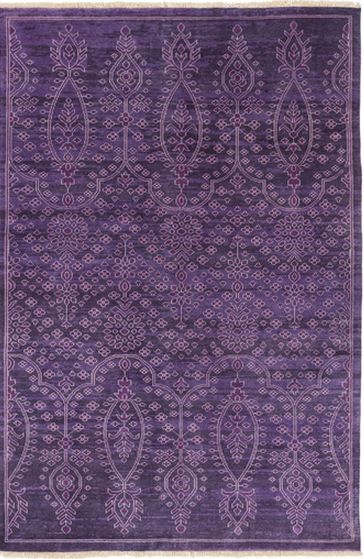 NEW violet antique washed 100% New Zealand wool rug from Surya (ATQ-1013). Purple Girls Room, Bedroom Purple, Purple Carpet, Purple Kitchen, Purple Area Rugs, Purple Design, Trendy Bedroom, All Things Purple, Classic Rugs