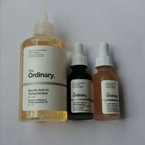 Exfoliating Products, Selfcare Products, The Ordinary Lactic Acid, The Ordinary Glycolic Acid, Skin Care Pictures, Peeling Solution, N C, Ordinary Products, Body Smells