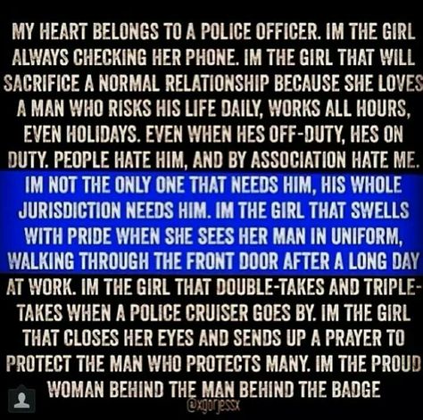 Proud police wife Police Officer Girlfriend, Law Enforcement Wife, Police Girlfriend, Cop Wife, Police Quotes, Deputy Wife, Police Officer Wife, Police Love, Police Wife Life