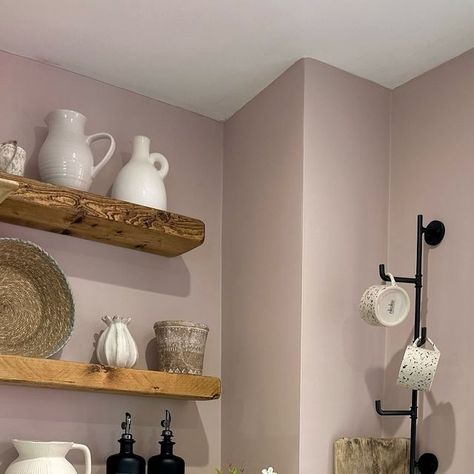 1,257 likes, 94 comments - lifeat_rosecottage on May 5, 2024: "After weeks of deliberation over what shade of green to go with.. I went with Pink Parchment 💕🤷‍♀️ Why am i so indecisive. I ...". Dulux Pink Parchment, Pink Kitchen Paint, Dulux Paint, Hand Soap Dispenser, Paint Colour, Oil Dispenser, Pink Kitchen, Black Oil, Kitchen Paint