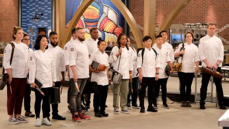 (Photo by: David Moir/Bravo) As Padma Lakshmi notes when the chefs first file into the Top Chef kitchen, Houston is the nation's 4th largest city (and ranks #1 in ethnic diversity, surpassing even Queens, New York). Guest judge and Season 18 finalist Chef Dawn Burrell echoed Lakshmi's welcome. As always, the crop of contestants is the créme de la … Continue reading "Top Chef Season 19, Episode 1: It’s a Competition, But We Also Have Feelings" The post Top Chef Season 19, Episode 1: It Kristen Kish, Ethnic Diversity, Padma Lakshmi, Round Steak, Chef Kitchen, James Beard, Queens New York, Red Team, Chefs Kitchen