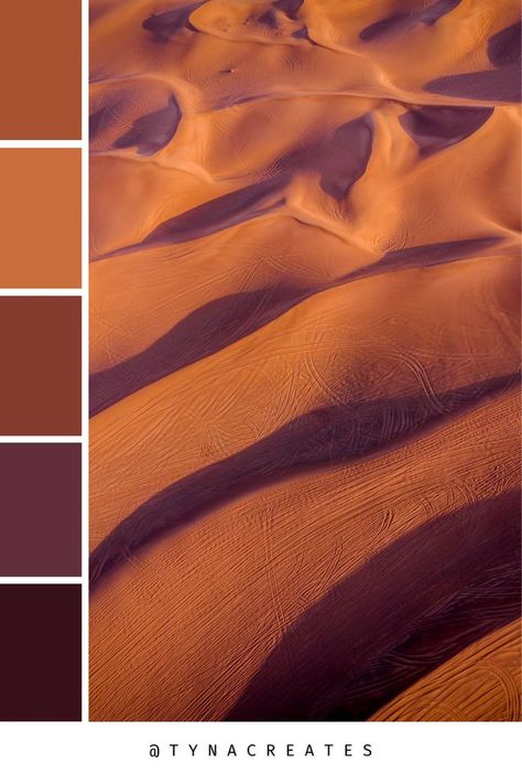 Sahara Color Palette, 2023 Color Schemes, Sedona Color Palette, Dune Color Palette, Dessert Color Palette, Desert Graphic Design, Color Palette Desert, Desert Color Scheme, Necromancer Book