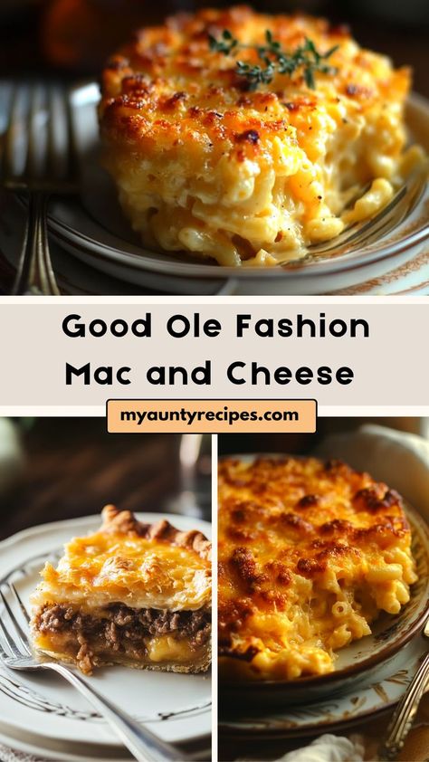 This Good Ole Fashion Mac and Cheese is a creamy, cheesy dish that’s perfect for anyone who loves classic comfort food. Made with elbow macaroni and a rich cheese sauce, this mac and cheese is baked until bubbly and golden brown on top. It’s a simple yet satisfying dish that’s perfect for weeknight dinners, holiday meals, or as a side dish at your next family gathering. Elbow Macaroni Recipes, Mac And Cheese Creamy, Thanksgiving Mac And Cheese, Good Macaroni And Cheese Recipe, Mac And Cheese Recipe Soul Food, Creamy Cheesy Pasta, Mac And Cheese Sauce, Best Mac N Cheese Recipe, Baked Mac And Cheese Recipe