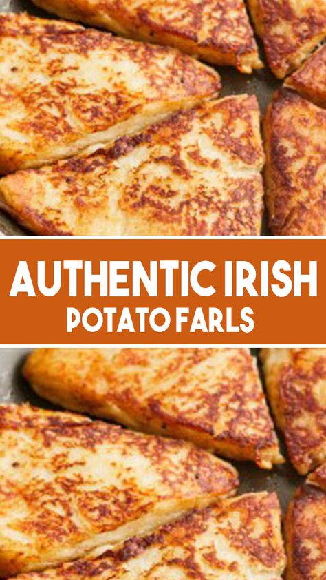 Authentic Irish Potato Farls Recipe Irish Potato Farls Recipe, Potato Farls Recipe, Irish Potato Recipes, Irish Potato Pie Recipe, Irish Potato Farls, Farls Recipe, Potato Farls, Irish Dinner Recipes, Irish Potato Bread