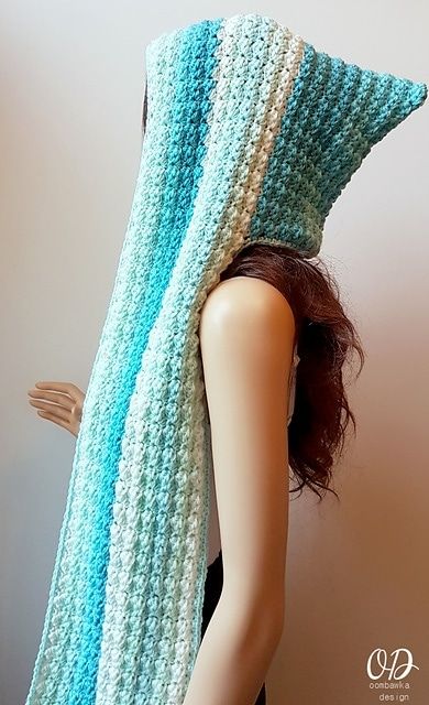 Faerie Mist Hooded Scarf Oombawka Design Crochet Crochet Hooded Scarf Pattern Free, Crochet Hooded Scarf Pattern, Hooded Scarf Pattern, Crochet Hooded Scarf, Caron Cakes, Crochet Hood, Crochet Scarf Pattern Free, Basic Stitches, Free Scarf