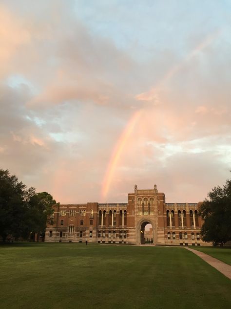 Rice University Aesthetic, Dream University, University Aesthetic, Rice University, Dream College, Dream School, University Life, The Shepherd, Beautiful Rainbow