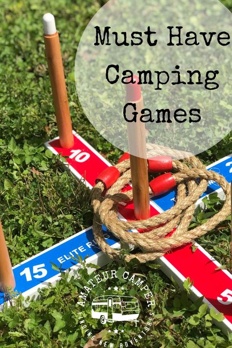 The best games to take on a camping trip should not only be fun but easy to pack. Outdoor Games To Play, Camping Games For Adults, Outdoor Camping Games, Lake Games, Outside Games, Outdoor Fun For Kids, Fun Outdoor Games, Camping Set Up, Backcountry Camping