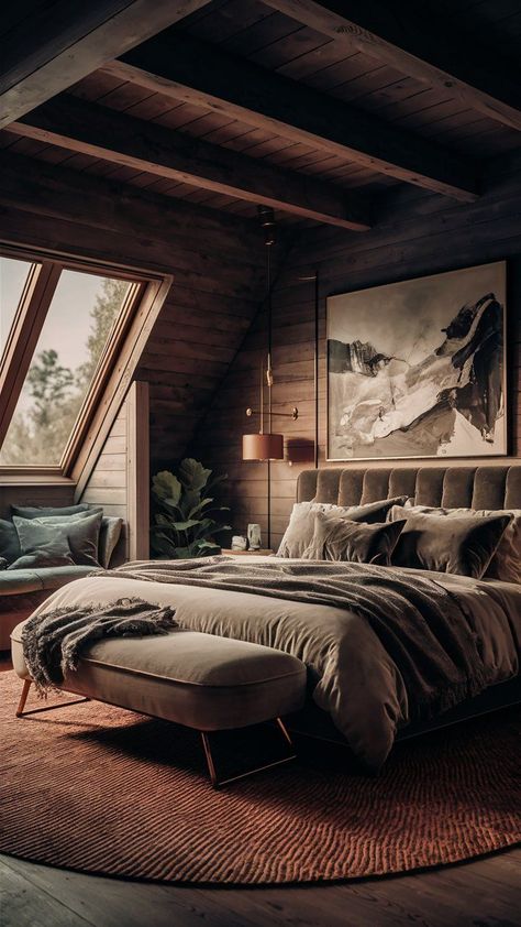 50+ Aesthetic Bedroom Decorating Ideas That Will Make You Swoon Bedroom Decorating Ideas, Rustic Bed Room, 50 Aesthetic, Rustic Bed, Aesthetic Interior Design, Fall Bedroom, Bedroom Decor Cozy, Neutral Bedroom, Zakopane