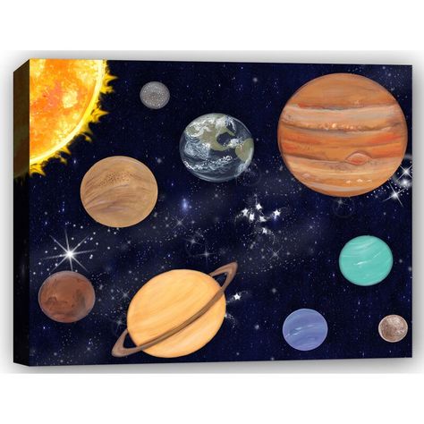 Abstract Painting Landscape, Planet Painting, Space Painting, Easy Canvas, Simple Canvas Paintings, Cute Canvas Paintings, Nature Art Painting, Diy Canvas Art Painting, Beginner Painting