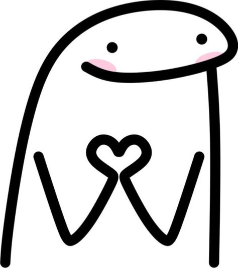 Cute Florkofcows, Simple Doodle Ideas, Cute Doodle Ideas, Imagenes Cute, Flork Sticker, Flork Meme, Weird Stickers, Seni Korea, Funny Stick Figures