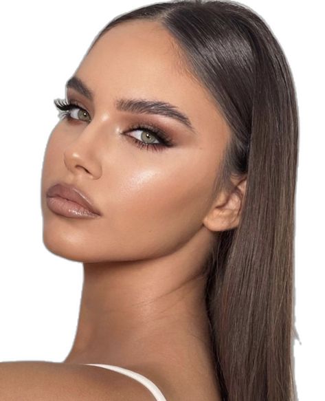 Natural Makeup For Black Dress, Makeup For Bronze Dress, Bronzy Makeup Look Brown Eyes, Natural Bronzed Makeup Look, Natural Bronzed Makeup, Bronzey Glam, Bronze Glam Makeup, Makeup For Black Dress, Makeup Look Glam