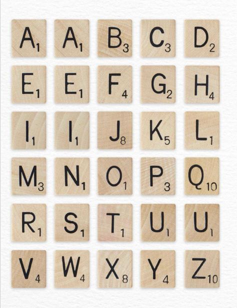 Scrabble Letters Printable, Scramble Letters, Scrabble Game, Music Journal, Scrabble Letters, Letter Stickers, Crafty Stuff, Junk Journals, Room Decoration