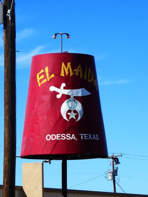 El Maida | Odessa Texas Shriners Club. | Glynny | Flickr Odessa Texas, Texas Roadtrip, Weekend Activities, West Texas, Odessa, Weekend Getaways, Cool Places To Visit, Places To See, Wind Sock