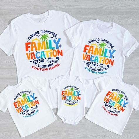 Family Cruise 2024 - Etsy Family Reunion Shirts Designs, Family Tshirt, Tshirts Ideas, Family Reunion Shirts, Family Reunion Planning, Family Beach Trip, Reunion Shirts, Vacation Family, Travel Shirt