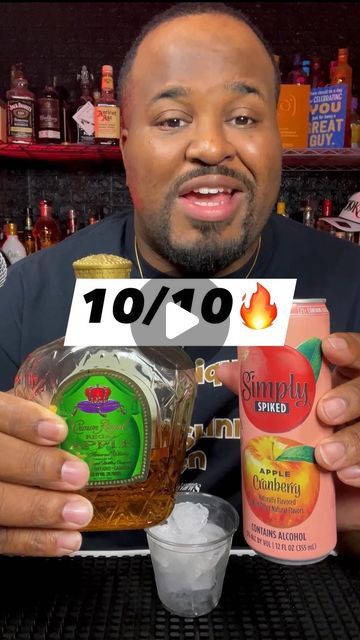 #1 HENNESSY CRITIC🥃 on Instagram: "🔥👑🍏 Crown Apple & Simply Spiked Cranberry" Crown Apple Drinks Recipes, Crown Royal Apple, Crown Royal Drinks, Crown Apple, Apple Drinks, Apple Cranberry, Holiday Drinks, Crown Royal, Late Night